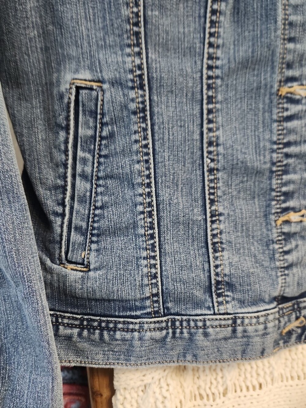 Maurices Light Blue Denim Jacket - Picture 4 of 5